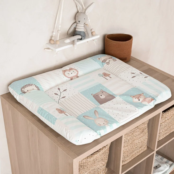 Julius Zöllner Wickelauflage Softy 75x85 Folie Waldfreunde – Bild 2