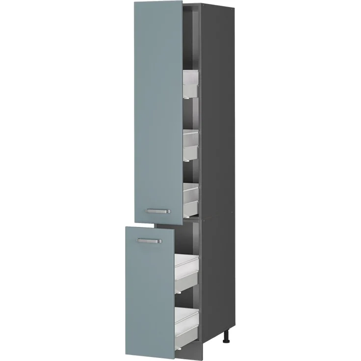 Apothekerschrank R-Line Blau-Grau 30 cm Vicco – Bild 4