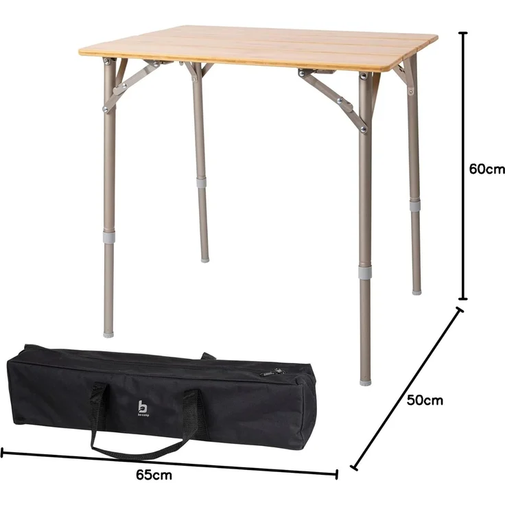 Campingtisch Morris Bambus 65 x 50 cm – Bild 2