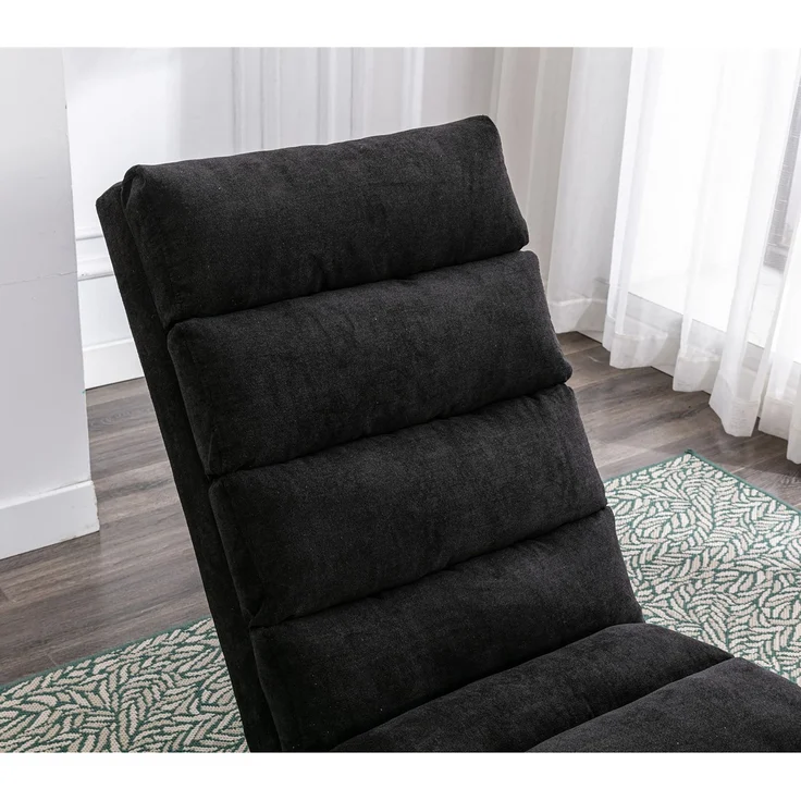 Relaxliege Massageliege Leinen Vibrationsfunktion Beige Grau Chaiselongue Wohnzimmer Sessel Lounge Sitzmöbel 250kg – Bild 8