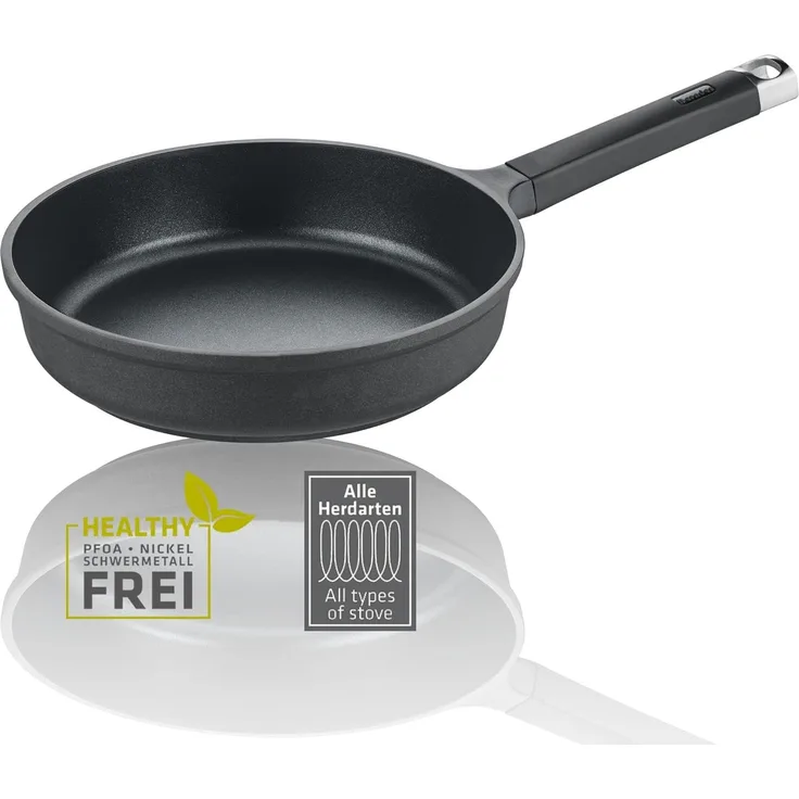 Berndes Edition 100 Schmorpfanne, Pfanne, Aluguss, Schwarz, 28 cm, 031627