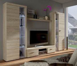 Wohnwand Rumba XL Sonoma Eiche matt