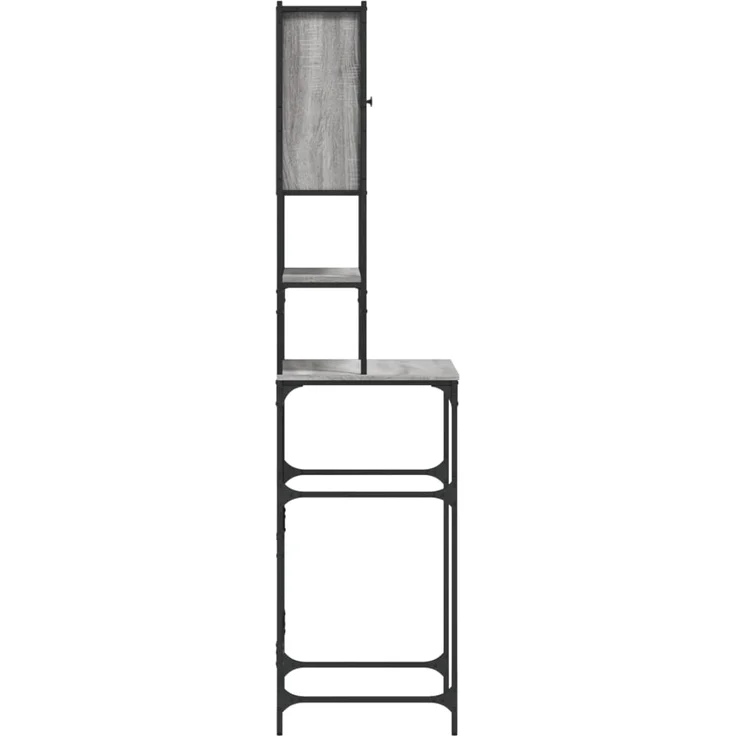 vidaXL Waschmaschinenschrank Grau Sonoma-Eiche 68x48,5x194 cm 838976 – Bild 8