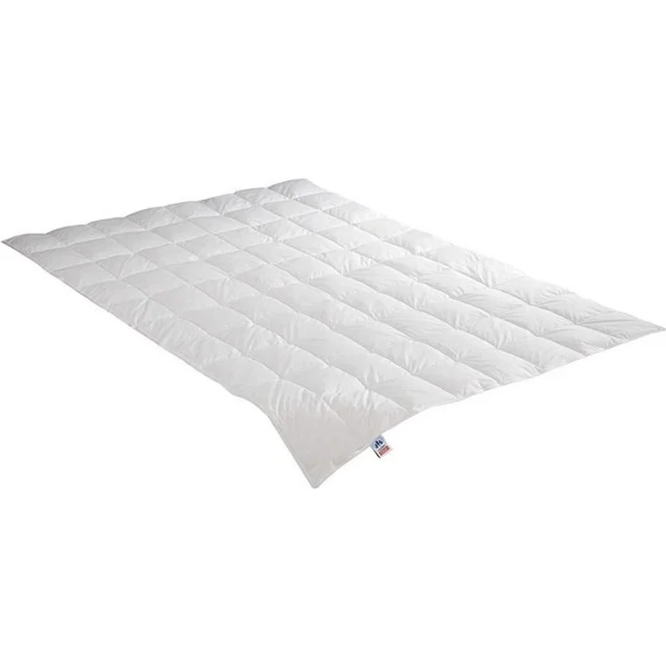 Irisette Daunendecke Edda warme Winterdecke, aus 100% Baumwolle 90% Daunen, 10% Federn mit Aufbewahrungstasche, 135x200 cm, weiß – Bild 3