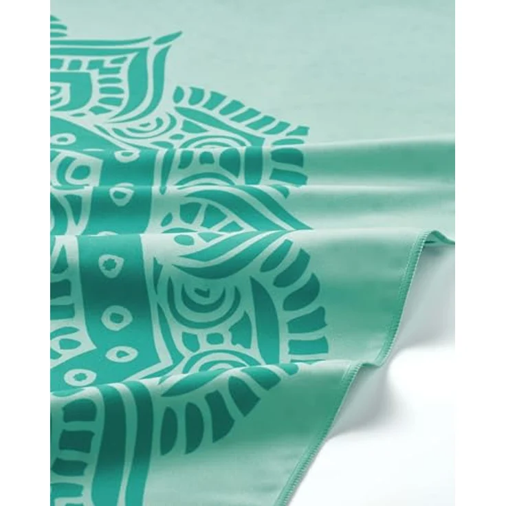 Fit-Flip Strandtuch XXL Mikrofaser, leicht und schnelltrocknend, 100% recyceltes Badetuch, Mandala, 160x90cm – Bild 2