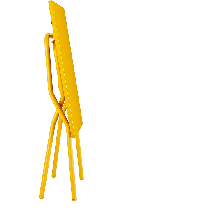 BALCONY Tisch 70x70, Metallgestell, Farbe: Miel Tube, klappbar – Bild 2