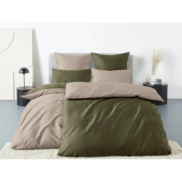 OTTO home Bettwäsche Mila2, Mako-Satin, 2 teilig, Mako-Satin aus 100% Baumwolle, Größe ab 135x200 cm