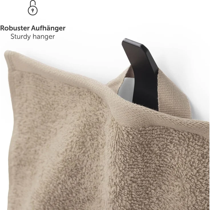 Blumtal Badetücher Premium weiche Frottier 2er Set mit Aufhängschlaufen, Frottee (2-St), Baumwolle Oeko-TEX Zertifiziert, saugstark – Bild 8