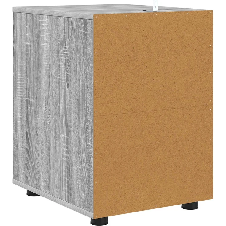 vidaXL Aufbewahrungsschrank 40 x 48 x 57 cm Holzwerkstoff Sonoma-Grau 888843 – Bild 8