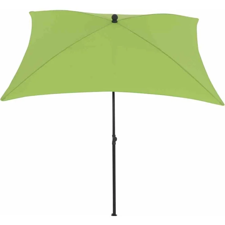 City Mittelstockschirm anthrazit/grün 180x180 cm – Bild 9