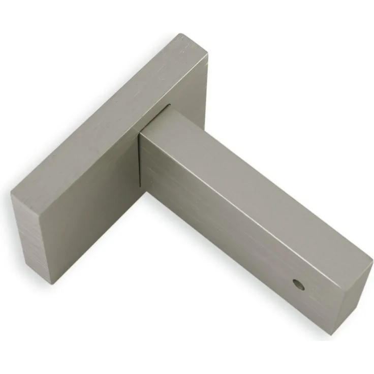 Gardinia Wandträger Luxor Stahl-gebürstet