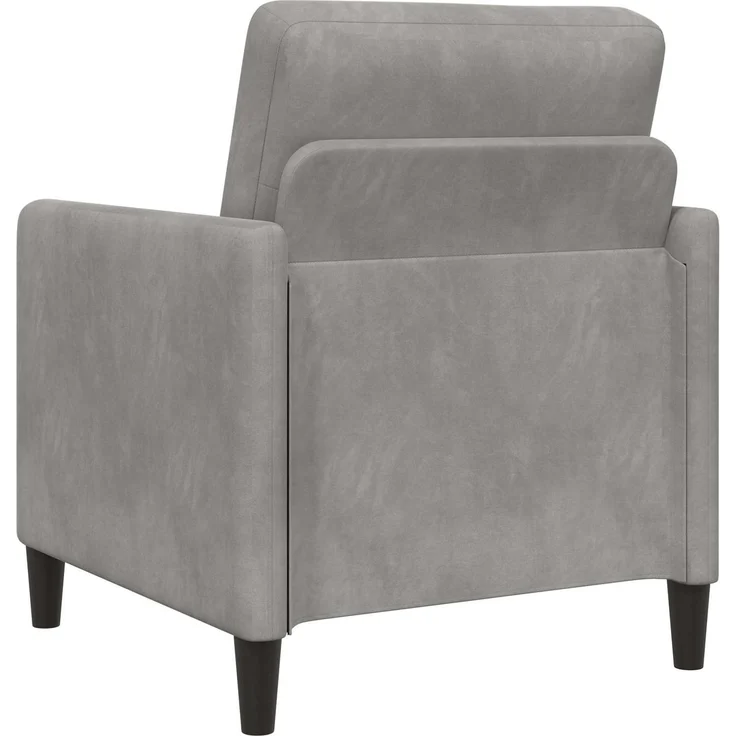 vidaXL Sofa Set mit Stauraum 2 stk. Hellgrau Polyester 3429246 – Bild 5