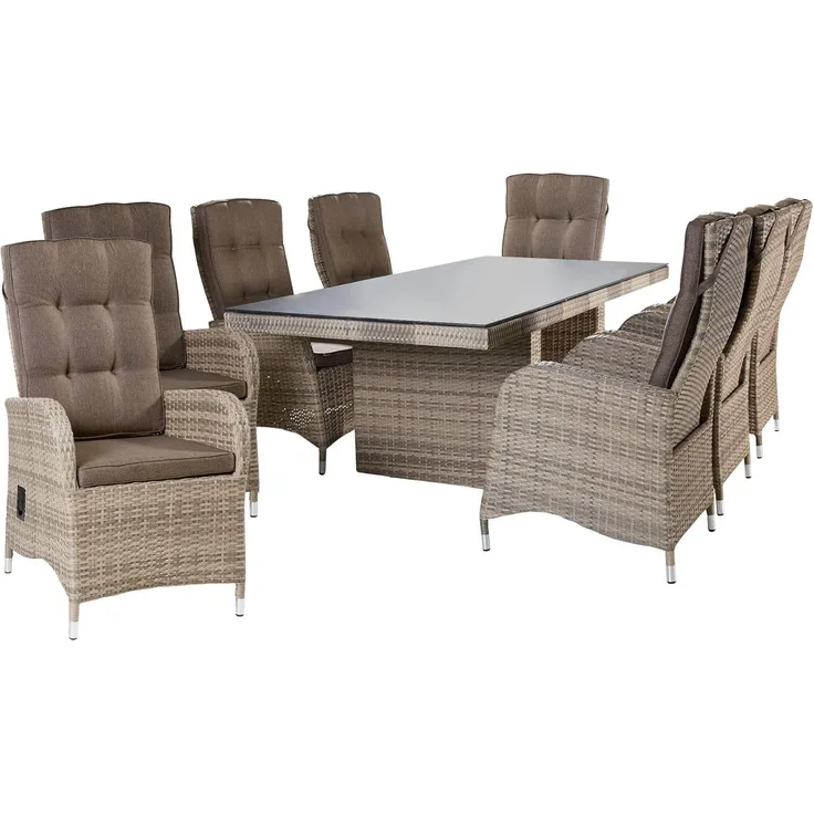 LC Garden »Turin« Gartenset natur Sitzgruppe