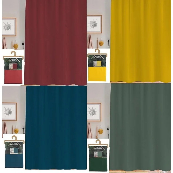 Urban Living Duschvorhang Badewannenvorhang Badvorhang Ersatzvorhang Vorhang Breite 180 cm, wasserdichtes Material – Bild 2