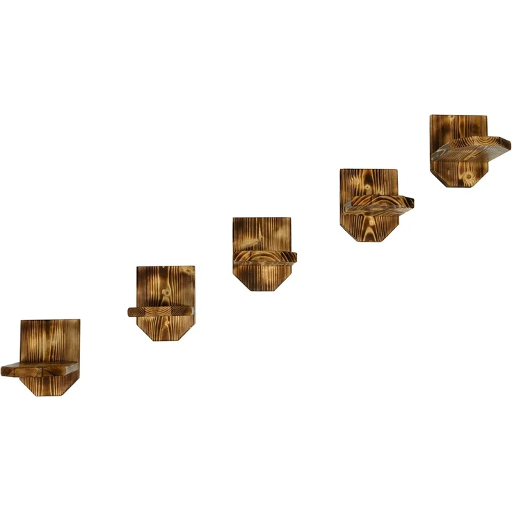 QLS Katzen-Kletterwand Geflammt & Lackiert, Wandliege Katzenliege Katzenbett Katzenregal und andere Elemente – Bild 6