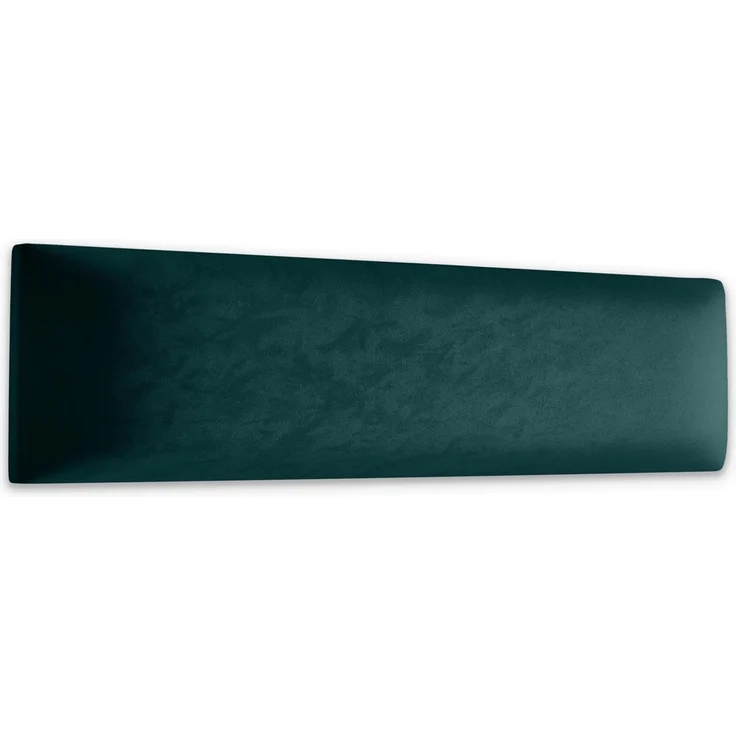 Muralo Samt Wandkissen Stoff Polsterpaneel Schlafzimmer Wohnzimmer Bett Wandpolster Bettkopfteil Lendekissen Modern Luxus Gepolstert Polster Paneel (Türkis, 80x20 cm) – Bild 1