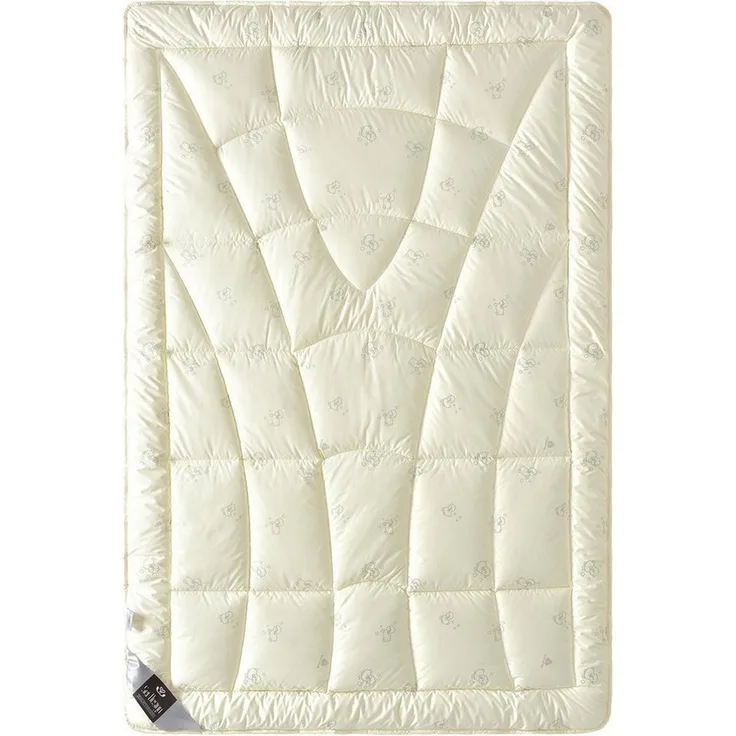 SEI Design Naturfaserbettdecke Wool Winter 155x220, Füllung: 70% Schurwolle - 30% Polyester, mit echter Schurwolle