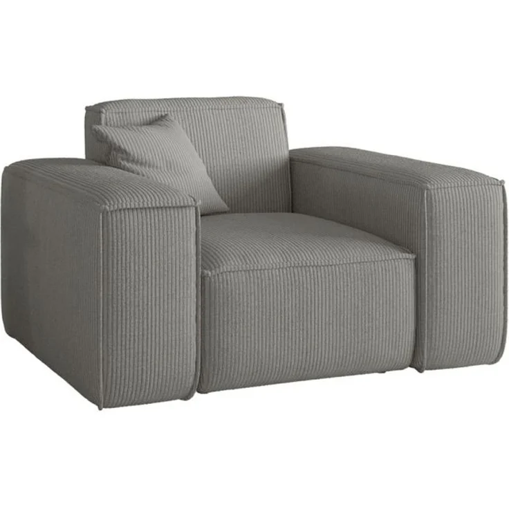 Sessel Designersessel CELES PREMIUM in Stoff Scala Grau – Bild 2