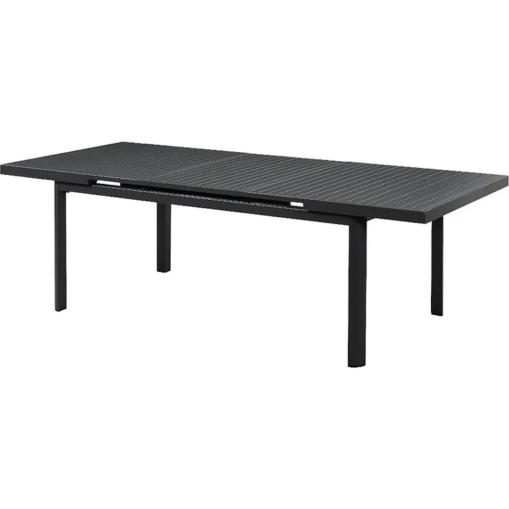 Vente-unique - ZEYVA Gartenessgruppe Metall Grau - B 65 cm100 cm x H 86,5 cm76 cm x L 52 cm240 cm180 cm – Bild 3