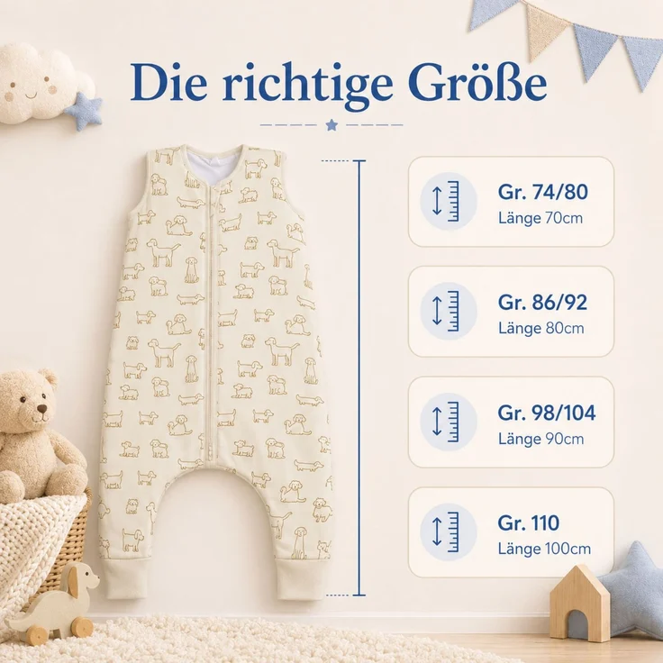 Fillikid Sommerschlafsack mit Beinen Exklusiv – Bild 6