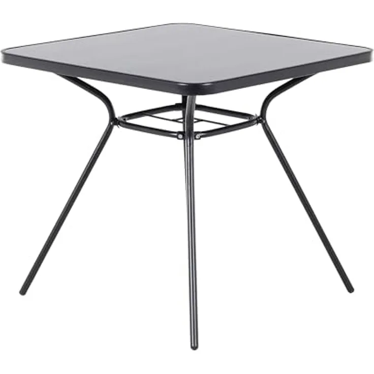 Gartentisch Glas Schwarz LIVO
