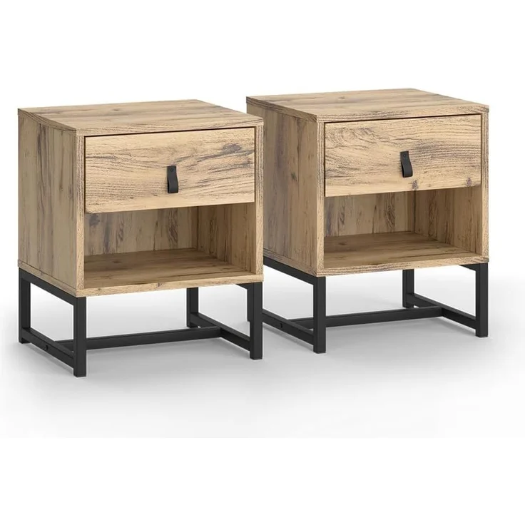 Nachttisch Ezra Eiche 2er Set Vicco