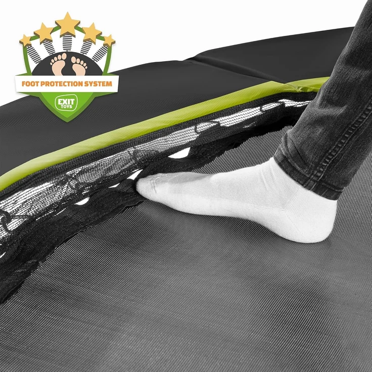 EXIT Silhouette Trampolin 214x305 cm - schwarz – Bild 6