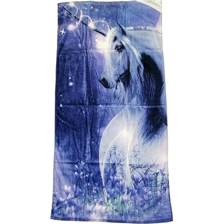 Tinisu Handtuch Einhorn Handtuch Strand Unicorn Badetuch 70x140cm