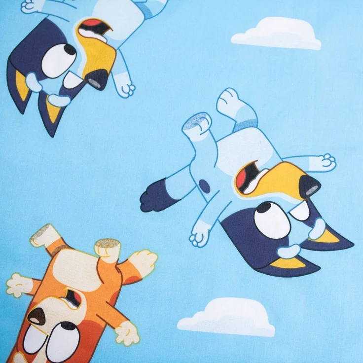 Bluey Baby Bettwäsche Set 100 × 135 cm + 40x60 cm Baumwolle – Bild 5