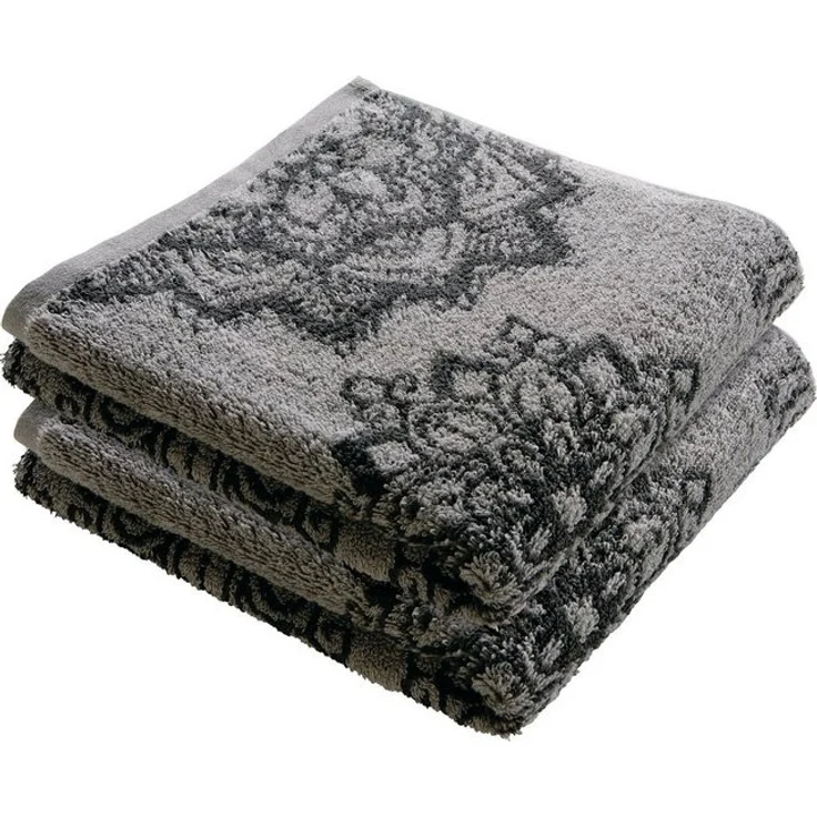 Erwin Müller Handtuch Handtuch "Bühl" 4er-Pack, Frottier (4-St), Walk-Frottier Motiv – Bild 4