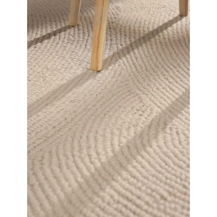 XXXL Wollteppich Eleni, creme, rechteckig, 80x150 cm, handgetuftet, pflegeleicht, für Fußbodenheizung geeignet, strapazierfähig, in verschiedenen Größen erhältlich – Bild 9
