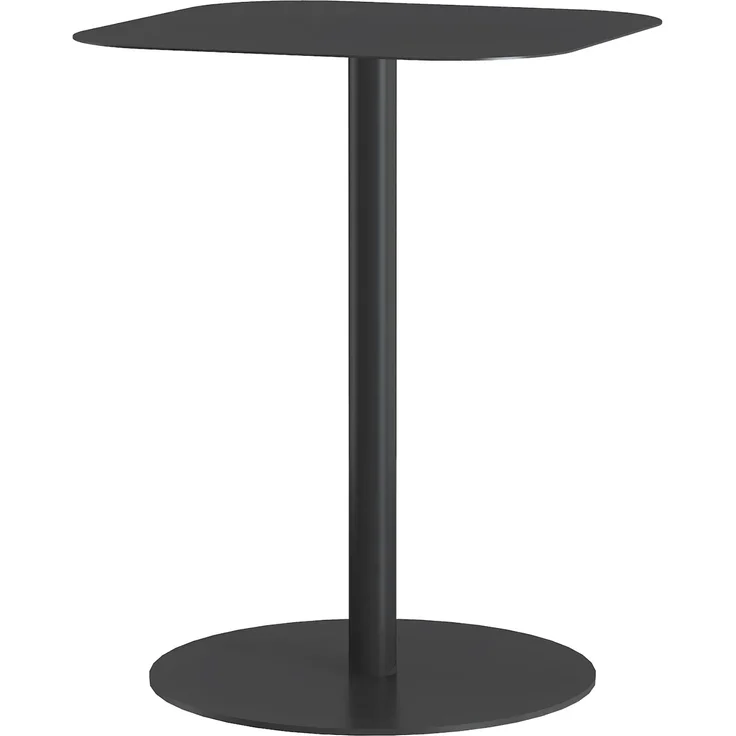 Beistelltisch Nastätten 50x40x40 cm Schwarz [en. casa] – Bild 4