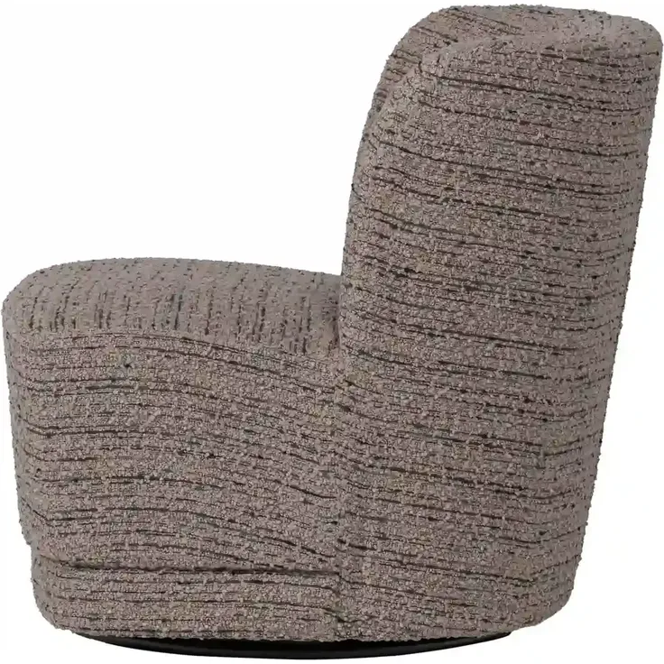 Drehsessel Atty - Chunky Melange-stoff Beige – Bild 4