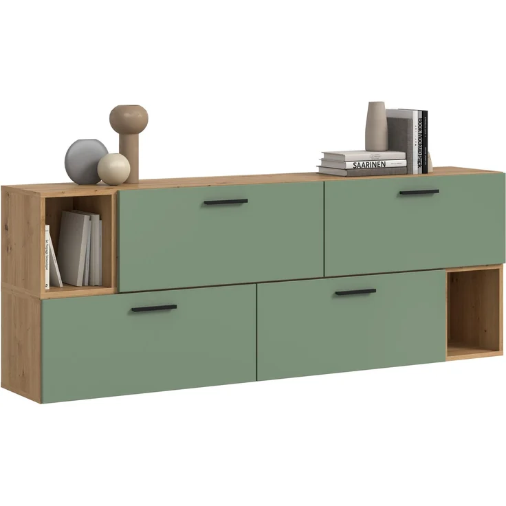 The One Wohnkombination in Smoke Green Nachbildung – Bild 1