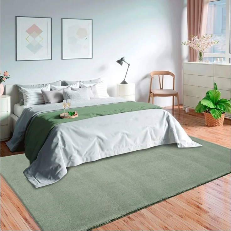 merinos Teppich Loft 37, Kunstfellteppich, rechteckig, Höhe: 16 mm, weich und kuschelig, Fell Haptik, Anti-Rutsch-Unterseite – Bild 2
