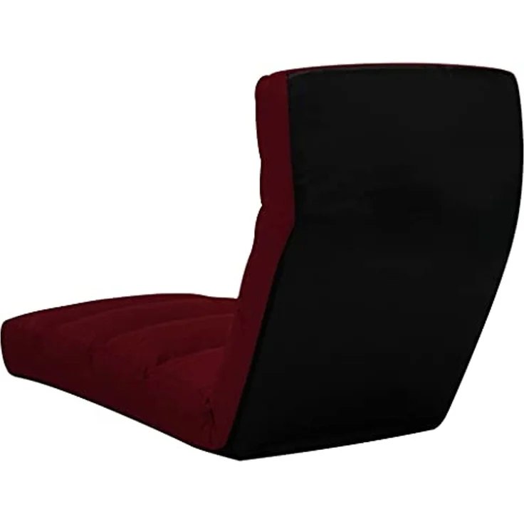 vidaXL Bodenstuhl Faltbar Weinrot Kunstleder 325249 – Bild 4