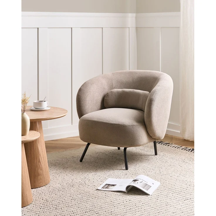 Sessel MAKELA Taupe – Bild 3