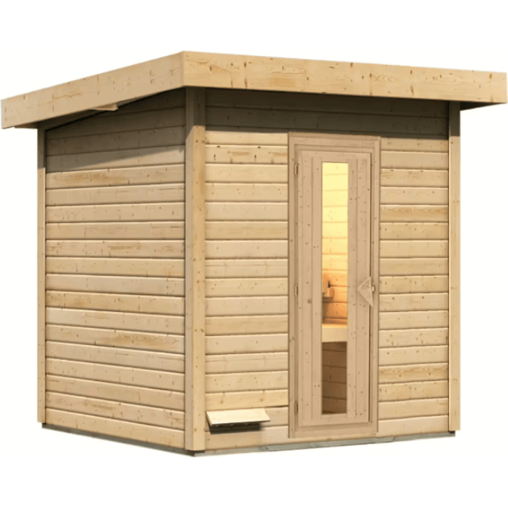 Karibu Sauna Hytti 2 naturbelassen ohne Ofen – Bild 2