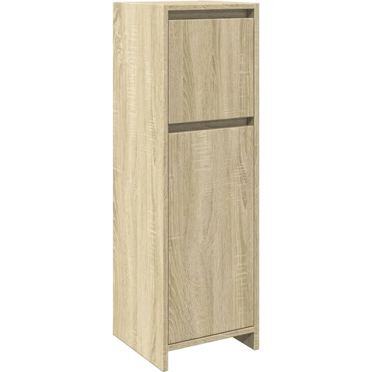 vidaXL 4-tlg. Badmöbel-Set Sonoma-Eiche Holzwerkstoff 3324969 – Bild 5