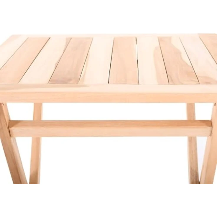 Raburg Gartentisch Beistelltisch Teakholz, 50 cm, wetterfestes Teak, langlebig, leicht & robust, UV-beständig & pflegeleicht – Bild 6