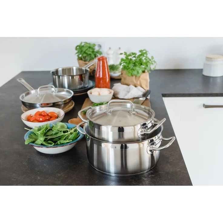 Mäser 926110 Professional I Bratpfanne, Ø 36cm Edelstahl, 18/10, silber – Bild 3