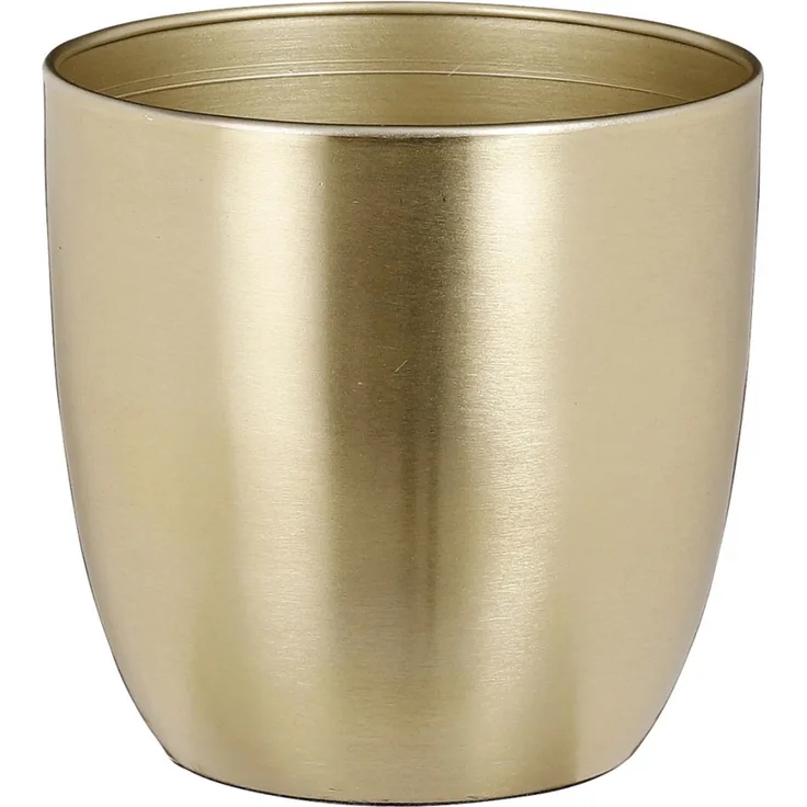 Mica Übertopf Alano rund gold Ø 13 x H 12,5 cm