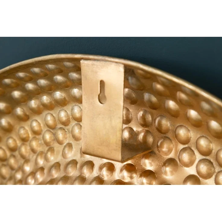 riess-ambiente Wandspiegel ORIENT 60cm gold, Schlafzimmer · Metall · rund · mit Rahmen · Deko · Hammerschlag Design – Bild 6