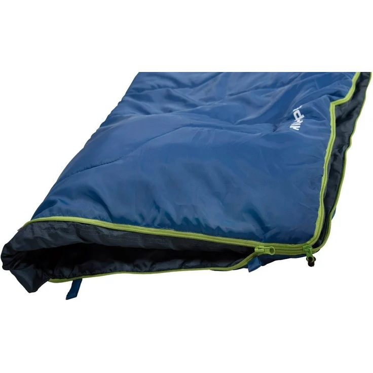 High Peak Easy Travel Trapez Mumienschlafsack mit Kapuze blau dunkelblau – Bild 2