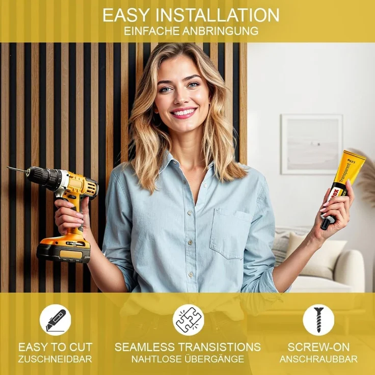 Akustikpaneel Sonoa Weiß 4er Set Vicco – Bild 5