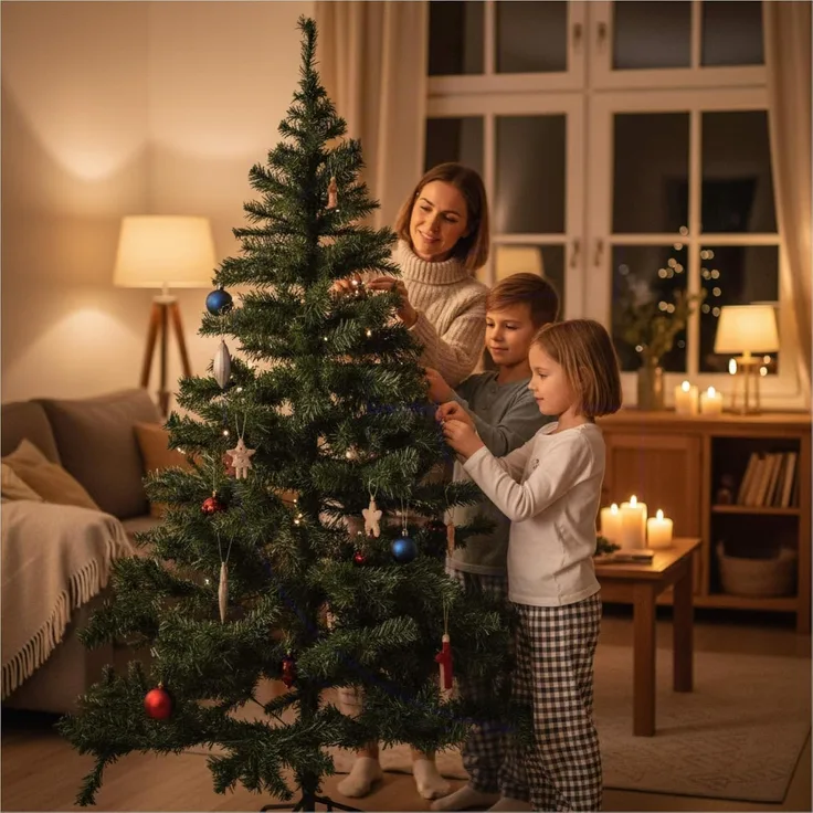 Weihnachtsbaum Christbaum Tanne Weihnachten Grün 210cm