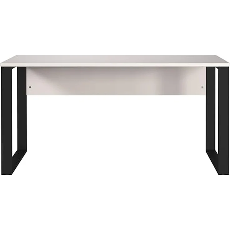 Germania Schreibtisch 5008-630 GW-Adrano , in Kaschmir/Schwarz, mit Metallkufen, 150 x 74 x 60 cm (BxHxT) – Bild 4