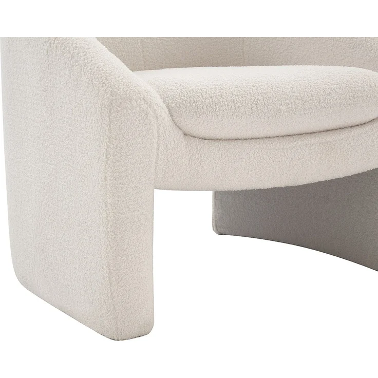 Vente-unique - OSSANA - Sessel mit gerader Rückenlehne - Plastik - Kunststoff (PVC) - Weiß - 83 x 74 x 74 cm – Bild 6