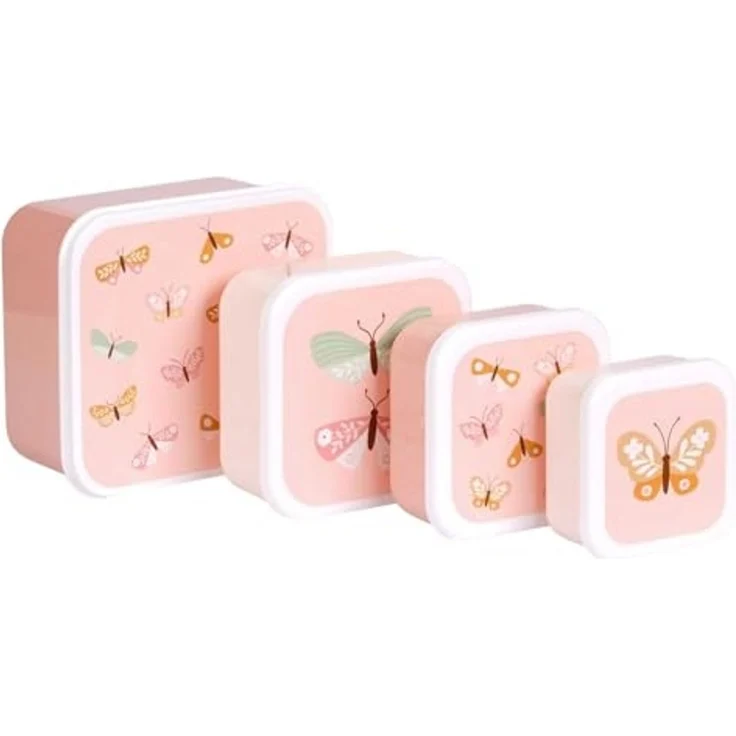 A Little Lovely Company Lunchbox Snackbox Set, Polypropylen, (4-tlg) – Bild 3