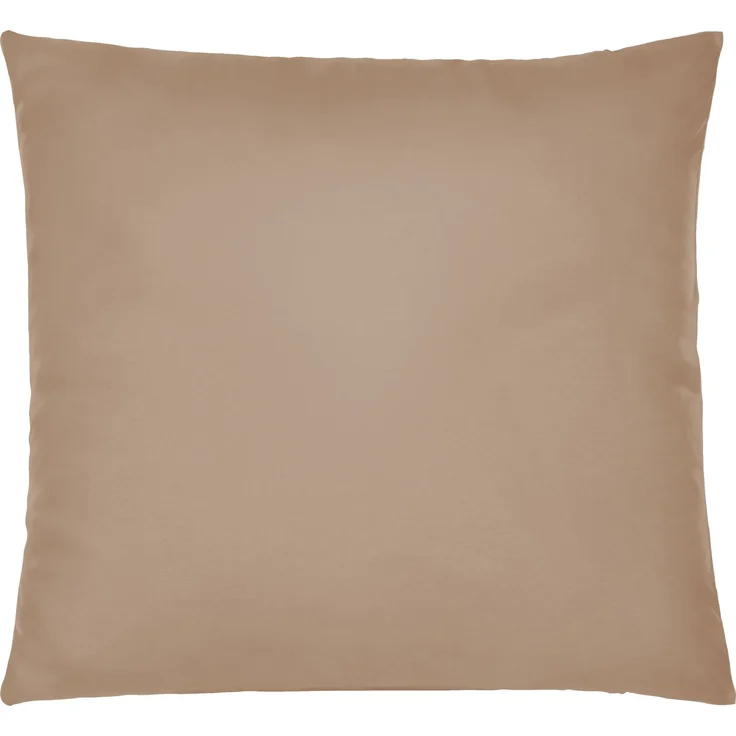 biberna Feinjersey-Kissenbezug, 2-teilig, macchiato, 40x40 cm – Bild 1